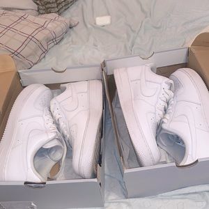 White Air Force 1s